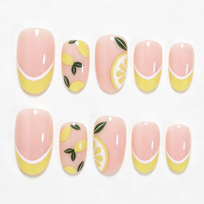 Zitrus-inspiriertes Nageldesign Brehn