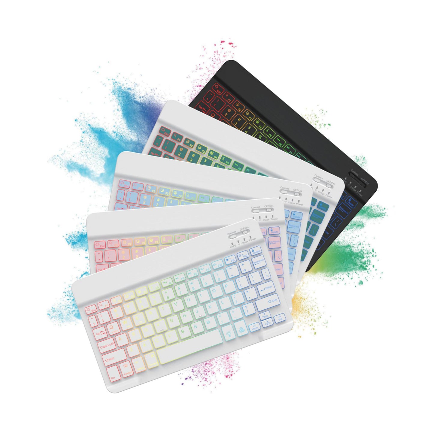 Rgb Hintergrundbeleuchtete Bluetooth-Tastatur Brehn