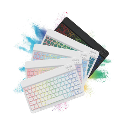 Rgb Hintergrundbeleuchtete Bluetooth-Tastatur Brehn
