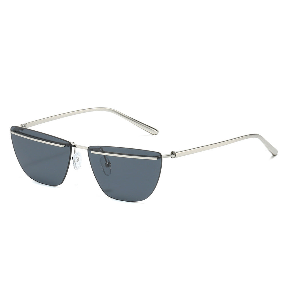 Moderne geometrische eckige Sonnenbrille Brehn