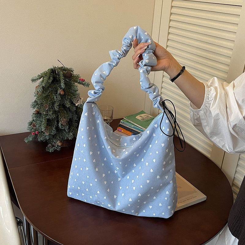 Herzprint Gemütliche Hobo Tasche