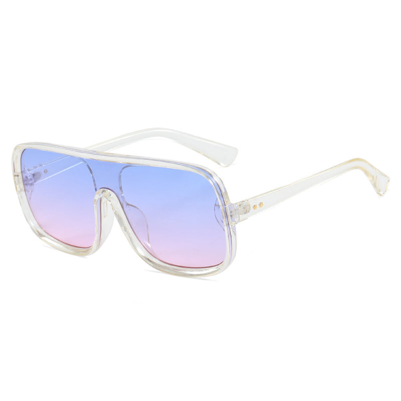 Damen modische Oversized-Sonnenbrille im futuristischen Design Brehn