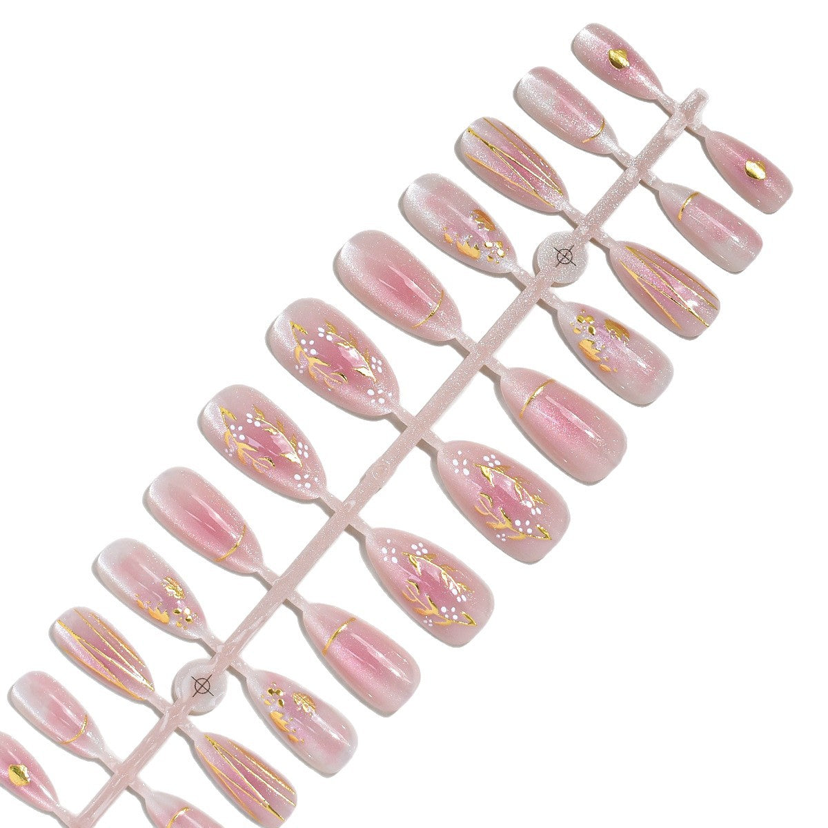 Vielseitiges Press-On Nagelkunst Set Brehn