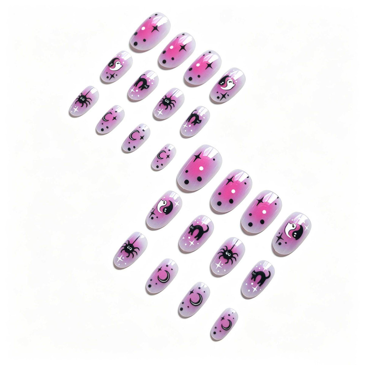 Kreatives Halloween Nagelkunst-Set