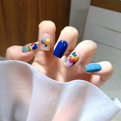 Kreatives herzthemen Nagelkunst-Set