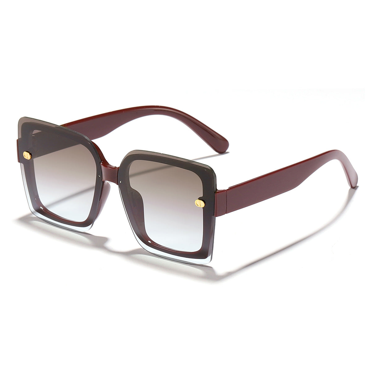 Damen modische Sonnenbrille mit quadratischem Design und hochwertigem Rahmen Brehn
