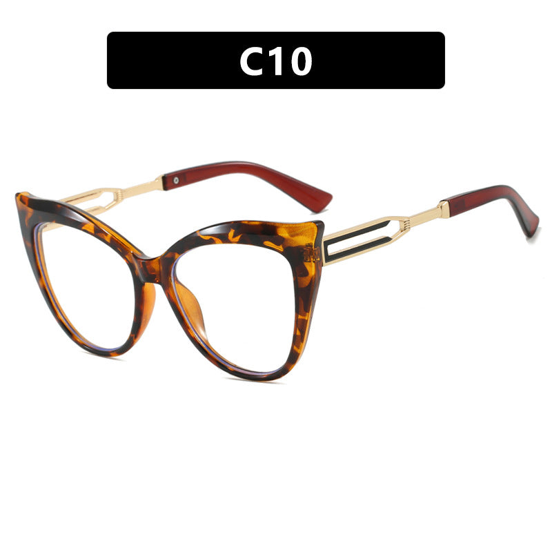 Damen cat-eye Brille mit elegantem Metallrahmen Brehn