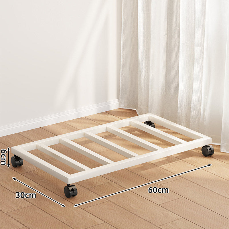 Niedrigprofilierter runder Blumentopf-Dolly mit 360° drehbaren Rollen