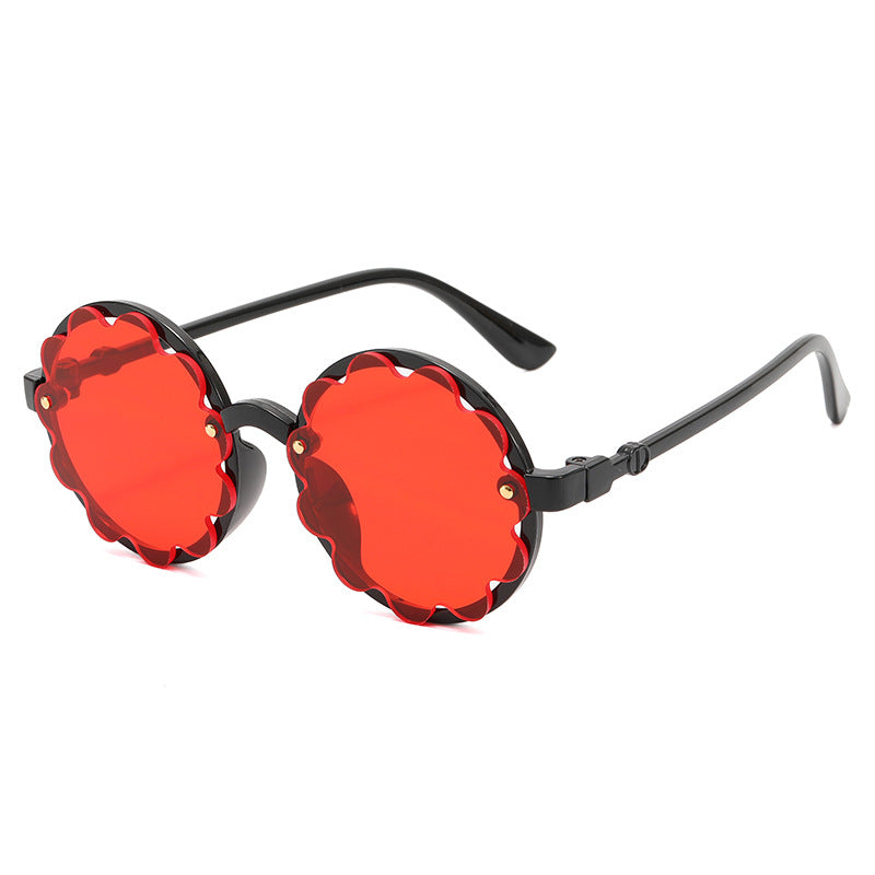 Damen verspielte Sonnenbrille mit floralem Design Brehn