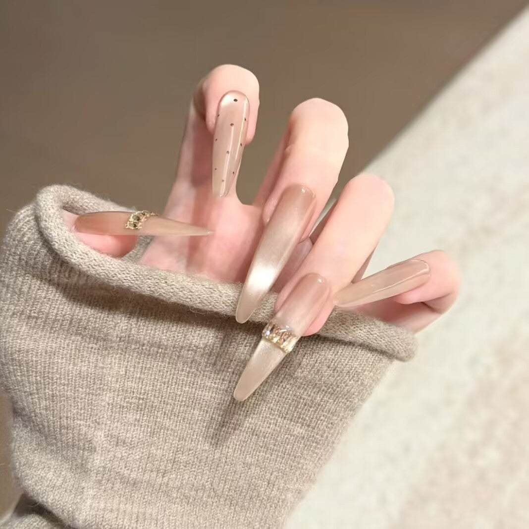 Premium Stiletto Press-On-Nagelverlängerungen Brehn