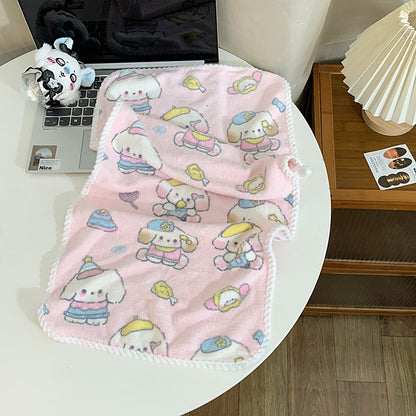 Kuscheldecke mit Verspieltem Tiermotiv Brehn