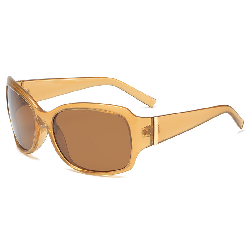 Damen stilvolle oversized Sonnenbrille mit elegantem Muster Brehn