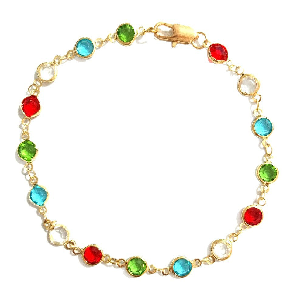 Multi-Color Edelsteinarmband Brehn