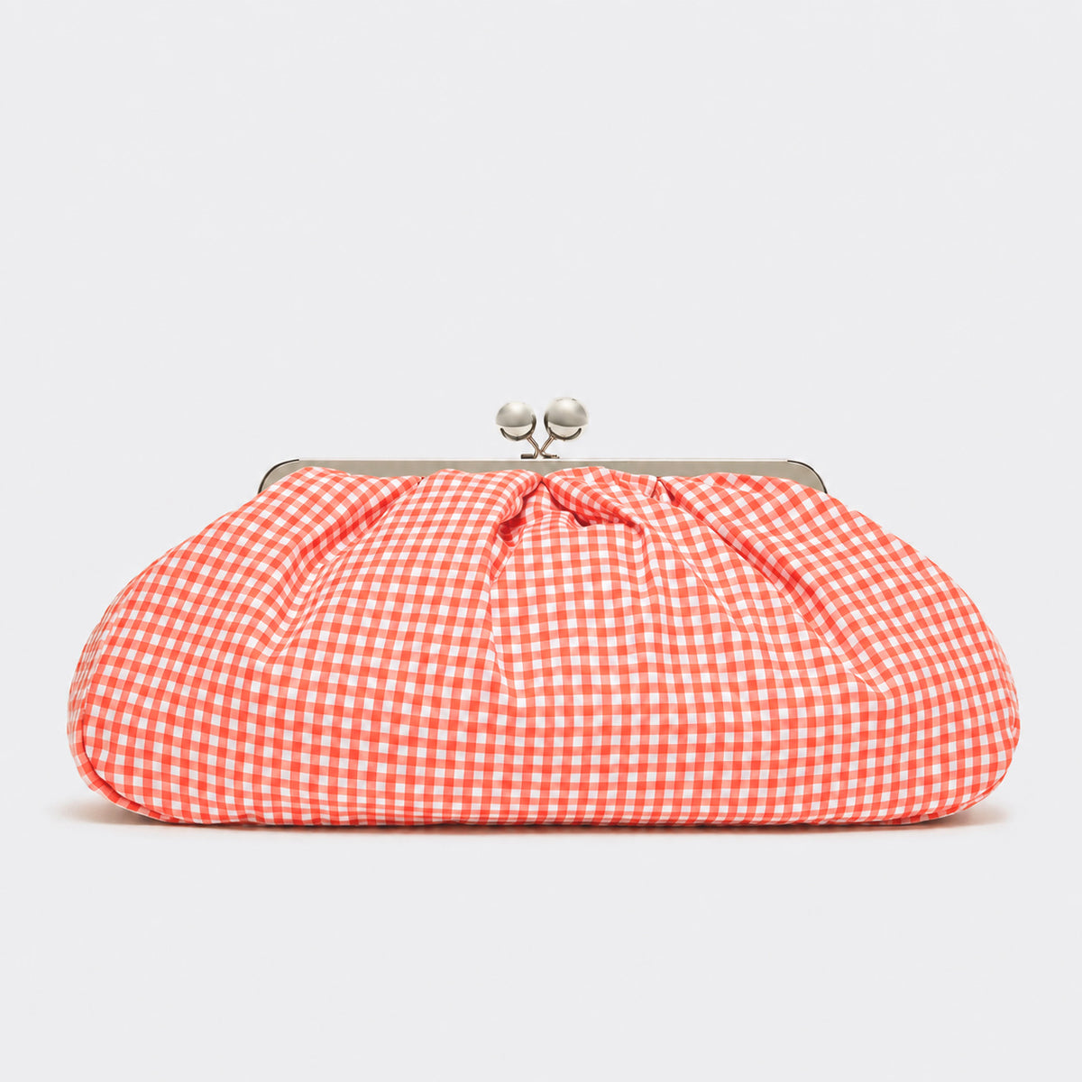 Geraffte Clutch-Tasche