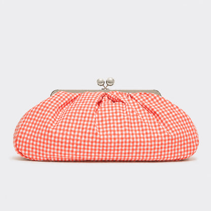 Geraffte Clutch-Tasche
