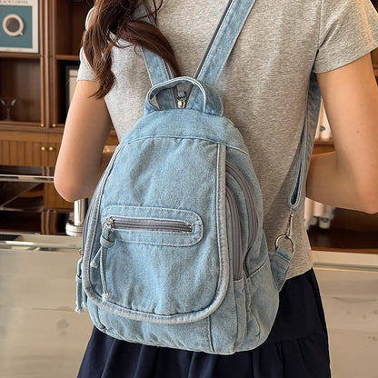 Stylische Denim Mini-Rucksack Brehn