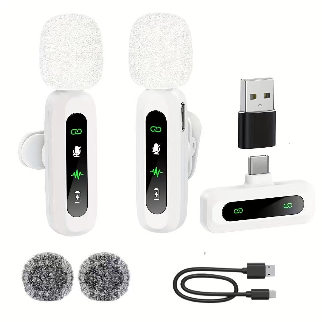 Kabelloses Lavalier Mikrofon mit Hochsensitiver Audioaufnahme Brehn