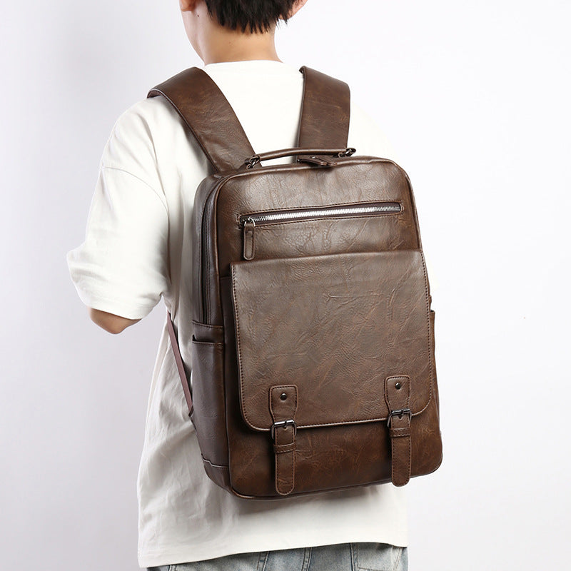 Schlanker strukturierter Rucksack Brehn