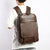 Schlanker strukturierter Rucksack Brehn