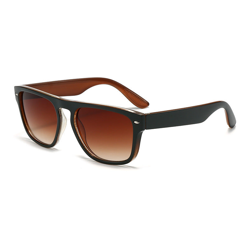 Damen Klassische Sonnenbrille im modischen rechteckigen Design Brehn