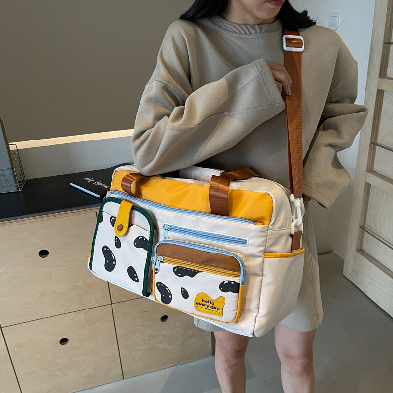 Verspielt gemusterte Reise-Duffle-Bag Brehn