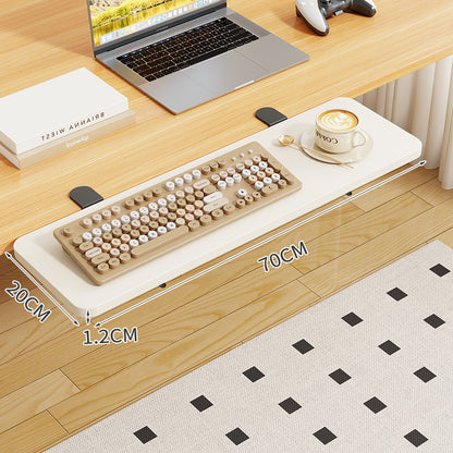 Clip-On Bambus Klappbecher und Snack-Seiten Tisch mit verstellbarem Drehklemme