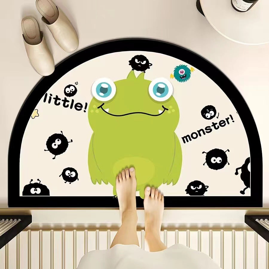 Verspielte Monster-Themen-Badmatte Brehn