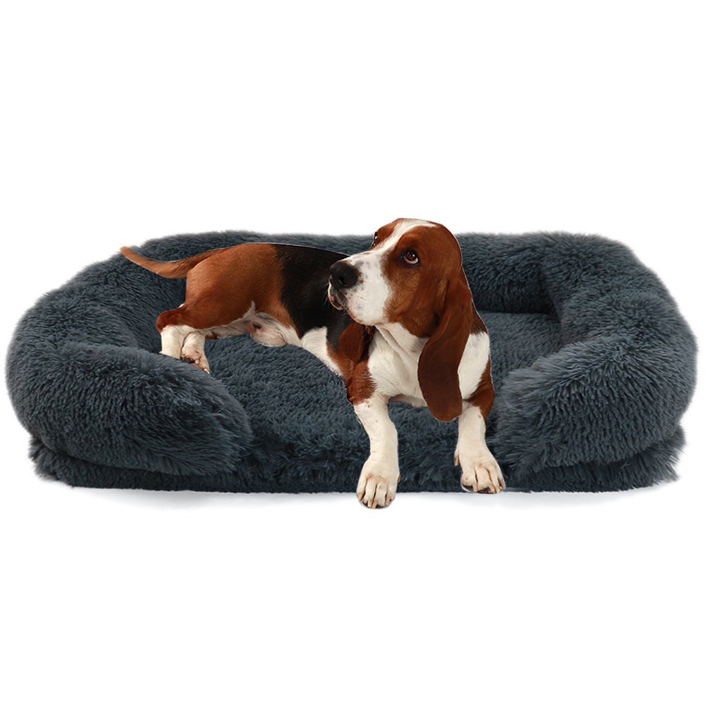Unisex Kuscheliges Haustierbett mit hohen Rand Brehn