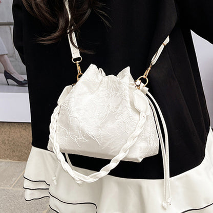 Elegante Satin Zughandtasche