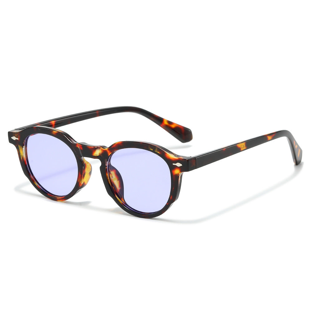 Stylische Retro-Ovalrahmen-Sonnenbrille Brehn