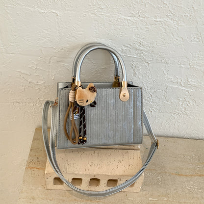 Elegante Texturierte Handtasche Schultertasche
