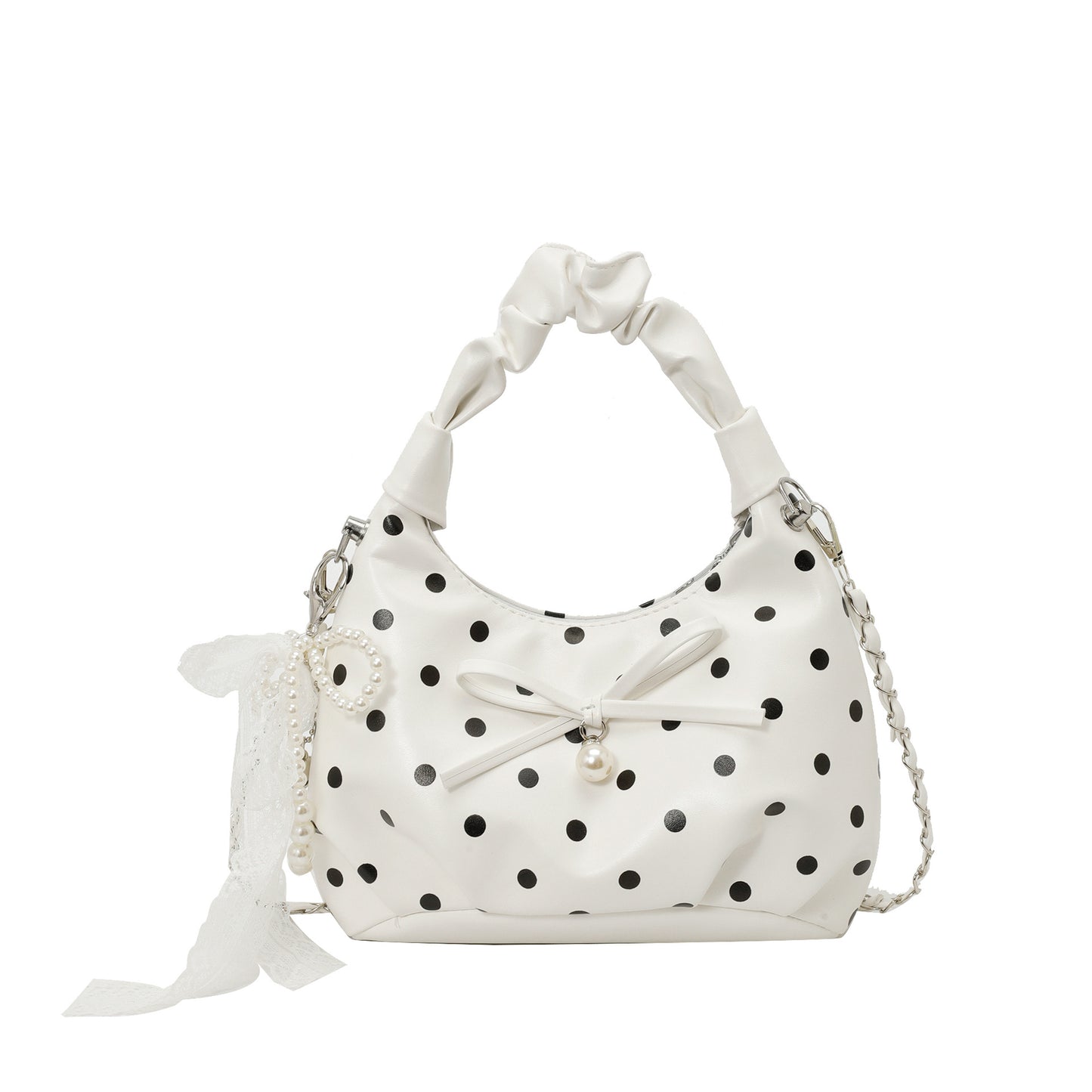 WoChic Punktmuster Handtasche Brehn