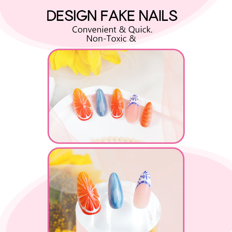 Kreatives Nagelset im fröhlichen Obstdesign Brehn