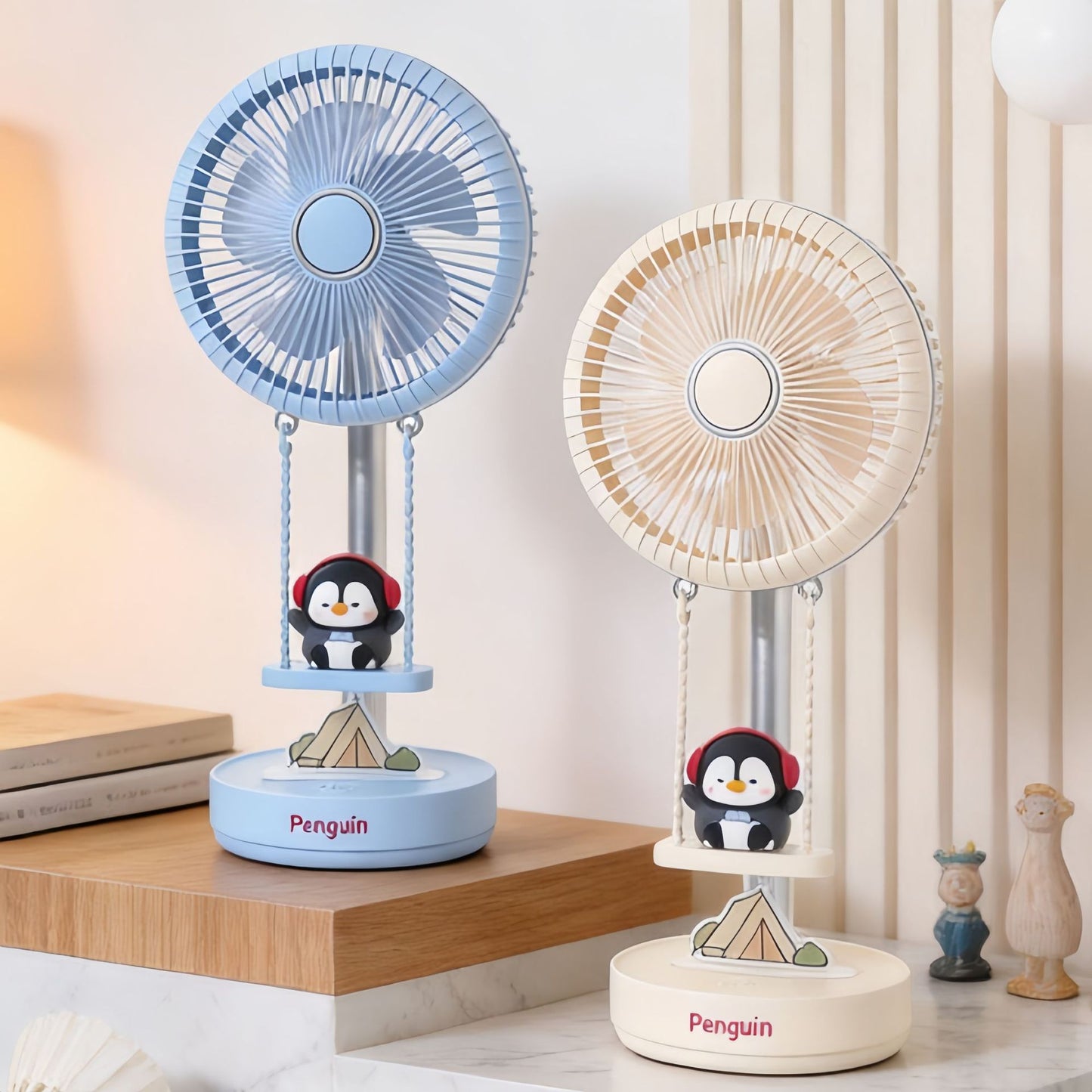 Damen Kreativer Tischventilator mit integriertem Tiermotiv Brehn