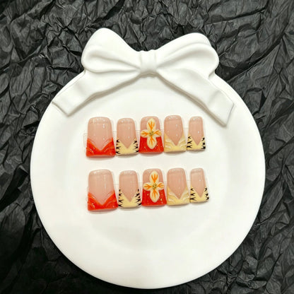 Dekorative Künstler Nagelset zum Aufkleben