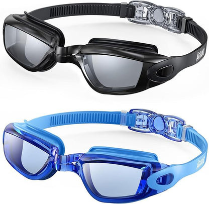 Schwimmbrille mit Verstellbarem Kopfband und Antibeschlag-Technologie Brehn