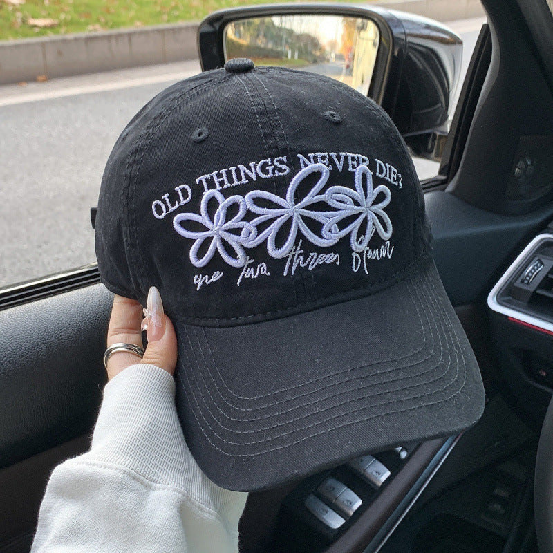 Damen Bestickte Denim Kappe Brehn