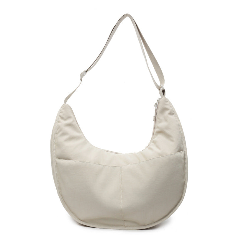 Weiche Stoff Hobo Tasche Brehn