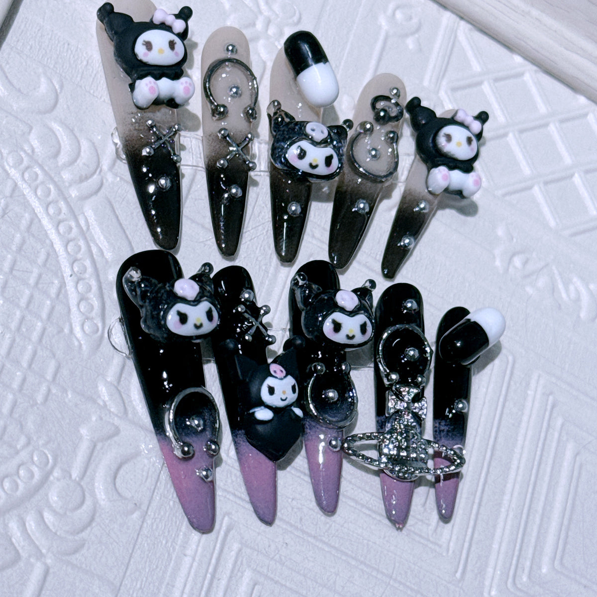 Gothic-Themen 3D Nagelkunst Tipps