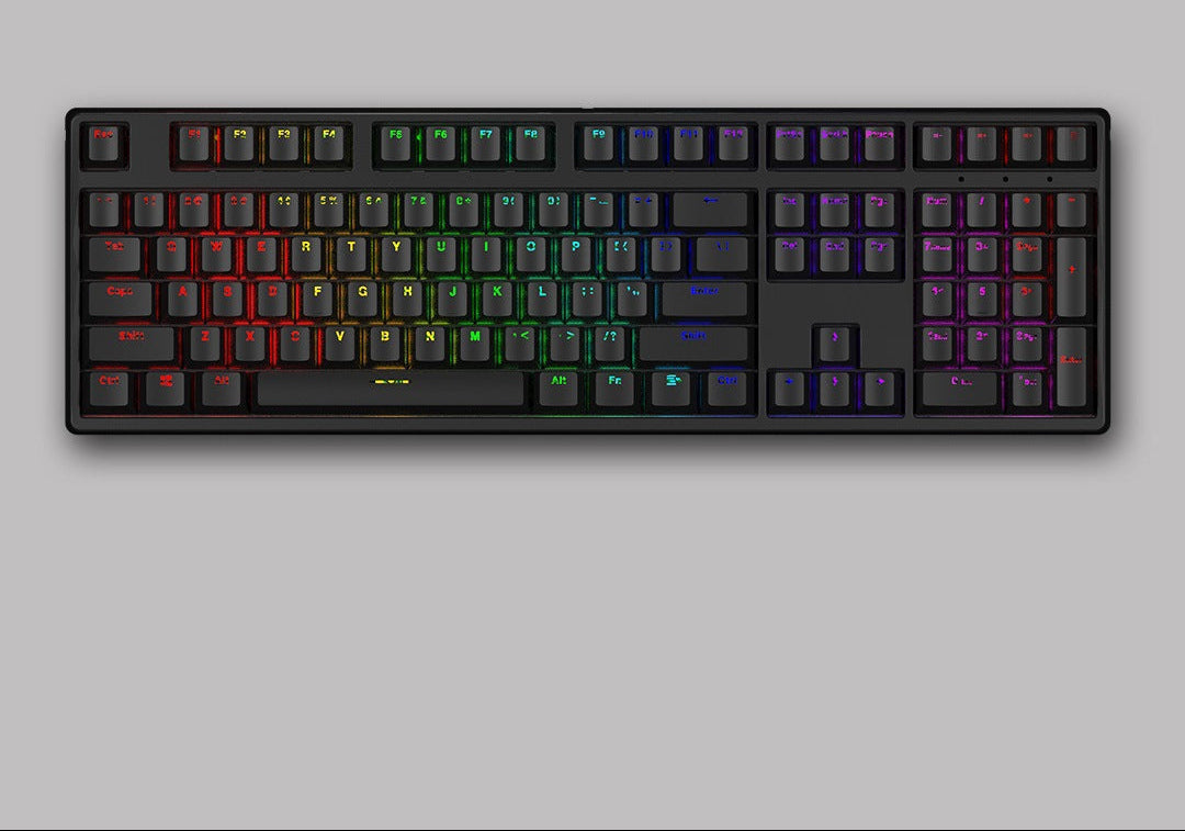 Drahtlose RGB Hintergrundbeleuchtung Mechanische Gaming Tastatur Brehn