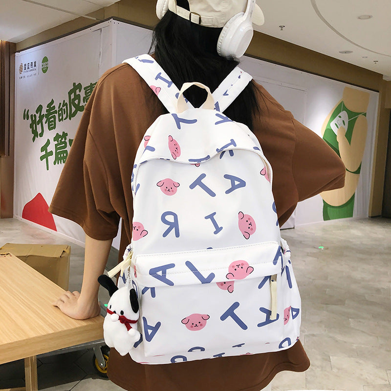 Bunte Grafik-Schulrucksack Brehn