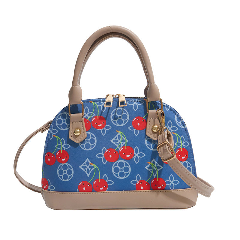 WoBestickte Kirschmuster-Handtasche Brehn