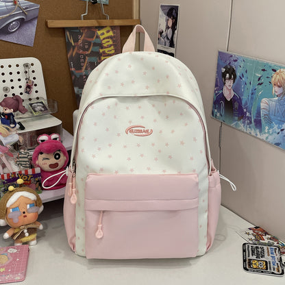 Stylische bedruckte Rucksack mit lustigen Charakterakzenten Brehn
