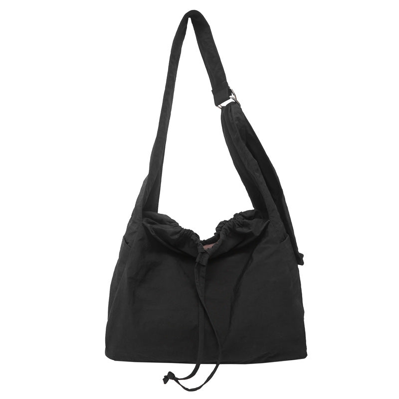Leichtgewichtige Kordelzug Schultertasche Brehn