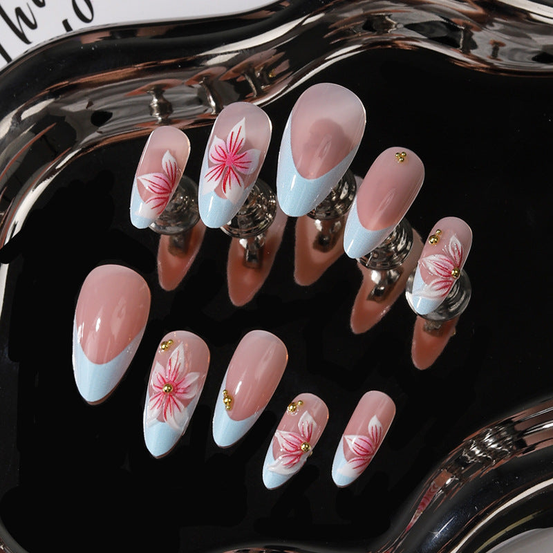 Floral Art Design Press-On Nagelset Brehn