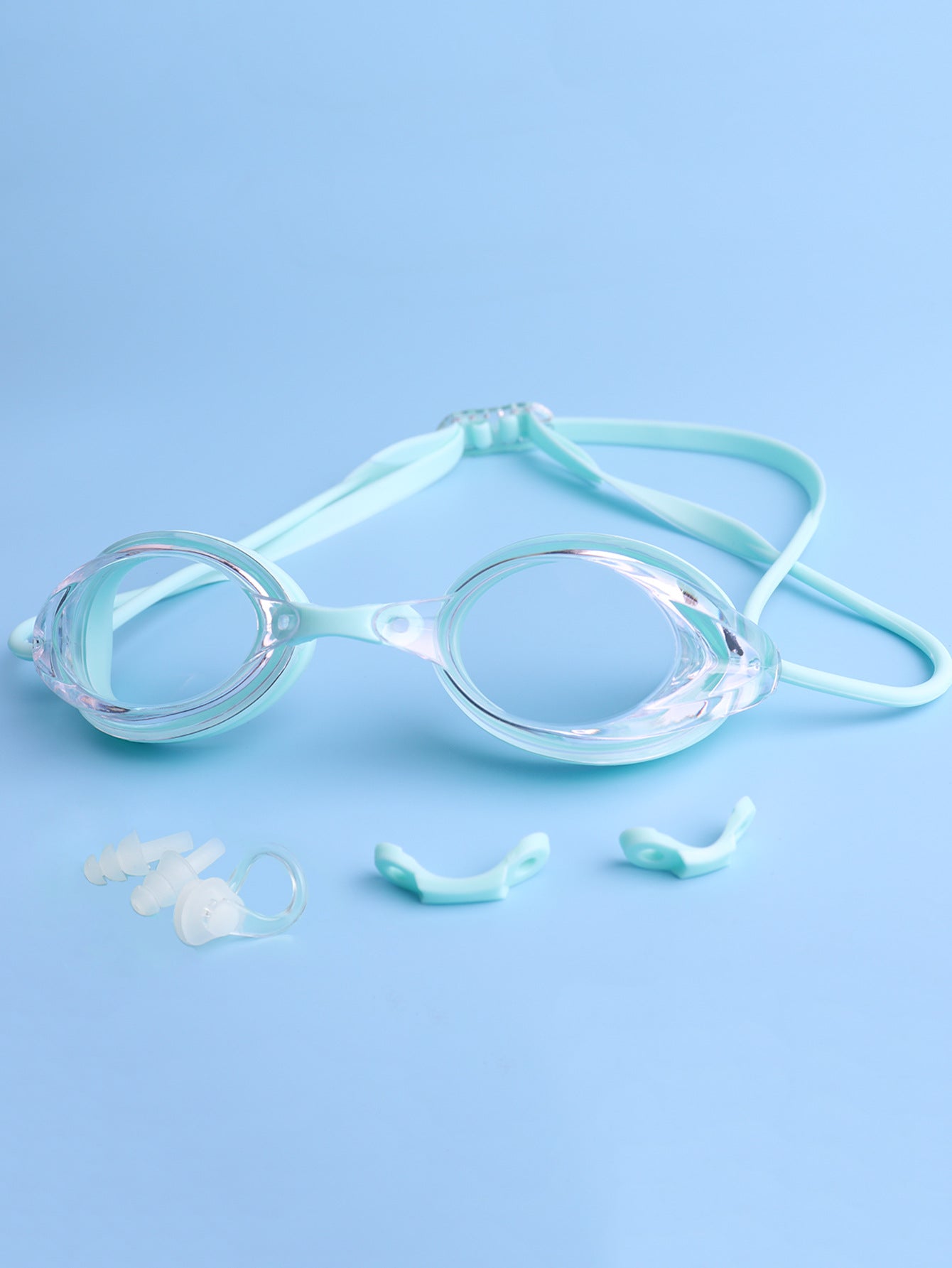 Schwimmbrille mit Verstellbarem Kopfband und Komfortnasenstück Brehn