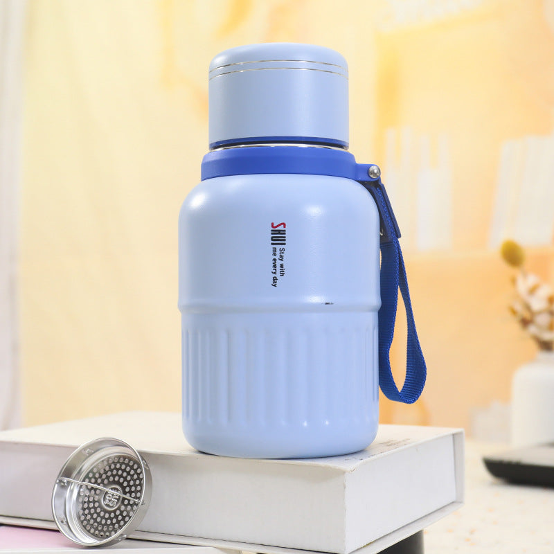 Damen Hochwertige Isolierflasche mit Tragegriff Brehn