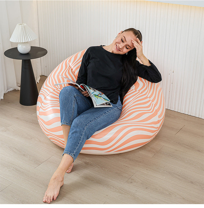 Damen Aufblasbarer Sitzsack mit glitzerndem Design Brehn