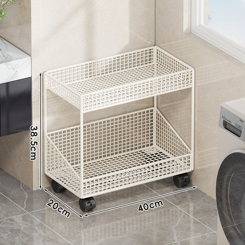 Kompakte dreistufige belüftete Metallgitter-Organizer-Regal für Arbeitsplatte und Schrank