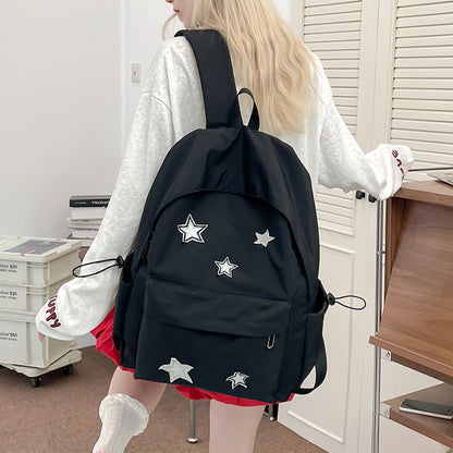 Stylische Stern-verzierte Alltag-Rucksack Brehn